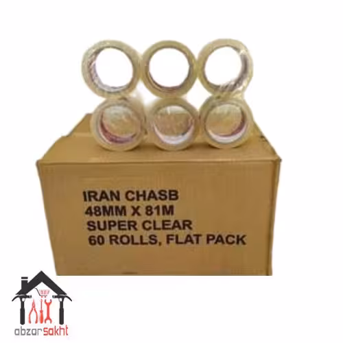 چسب پهن ایران چسب 5 سانت (کارتن 60 عددی)