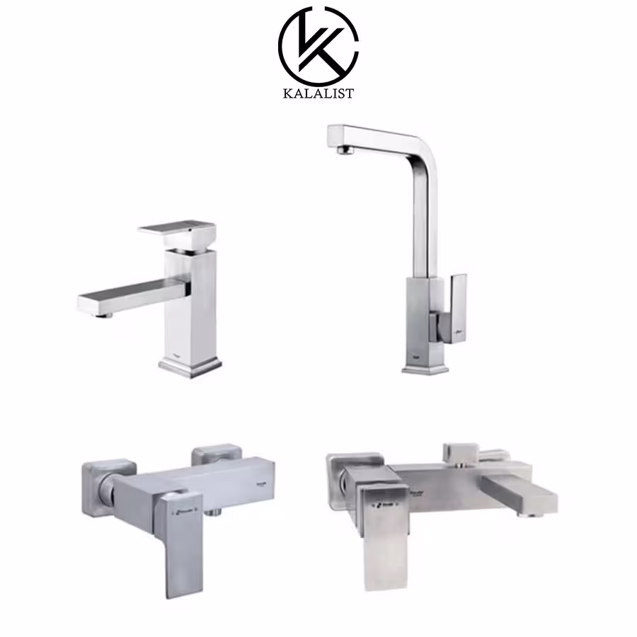 شیرآلات برند شودر مدل اروپا کروم مات