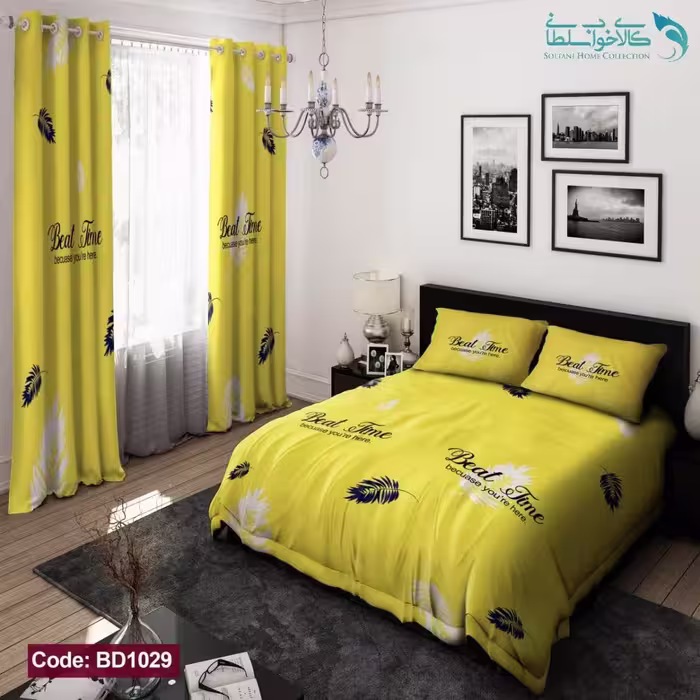روتختی طرح برگ دو نفره کد BD1029