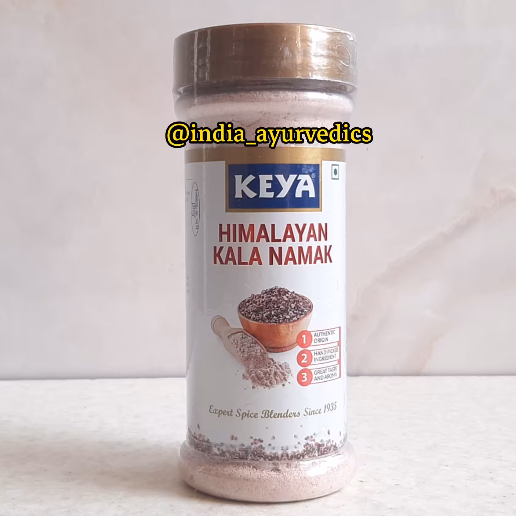 نمک سیاه اصل هند سرشار از کلسیم و مواد معدنی 200گرم