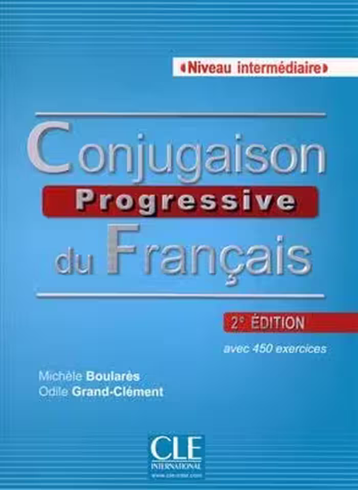 کتاب زبان فرانسه کونژوگزون Conjugaison progressive – Niveau intermediaire 2eme edition رنگی