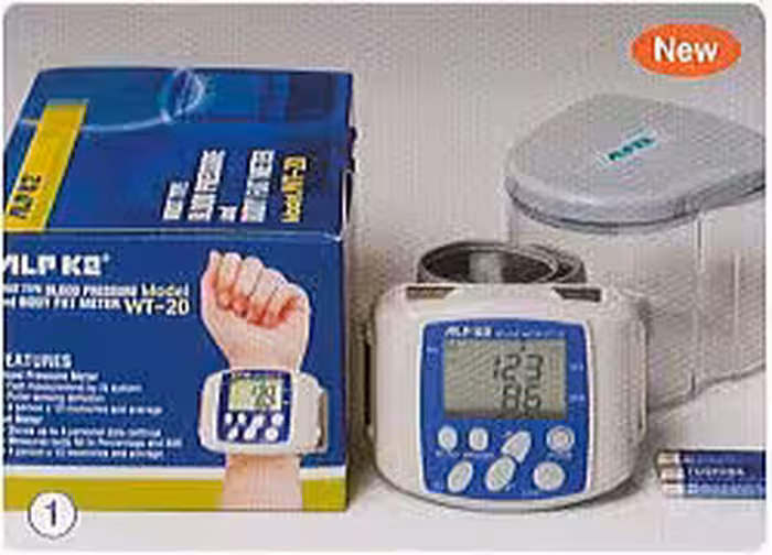 فشارسنج و چربی سنج مچی دیجیتال WT-20