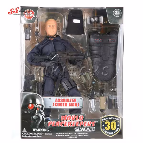 اکشن فیگور سرباز یگان ضد شورش با تجهیزات نظامی 90196A برند ام اند سی
