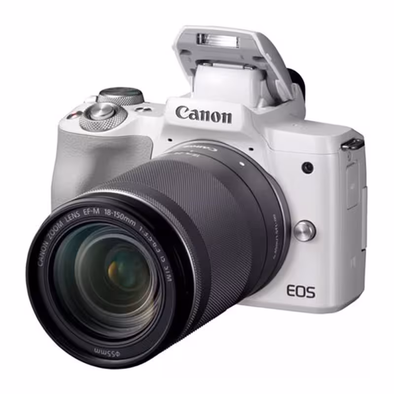 دوربین عکاسی کانن Canon M50 Mark II با لنز EF-M 18-150mm (سفید)