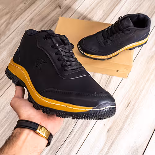 کفش مردانه مشکی CK مدل Behdad ویژه