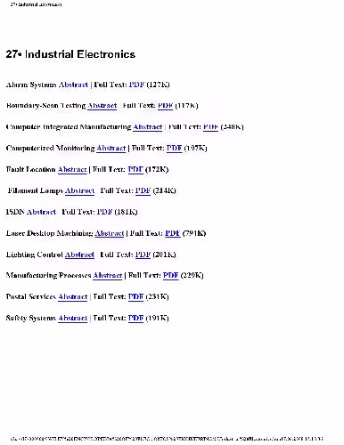 خرید و دانلود نسخه کامل کتاب 27.Industrial Electronics