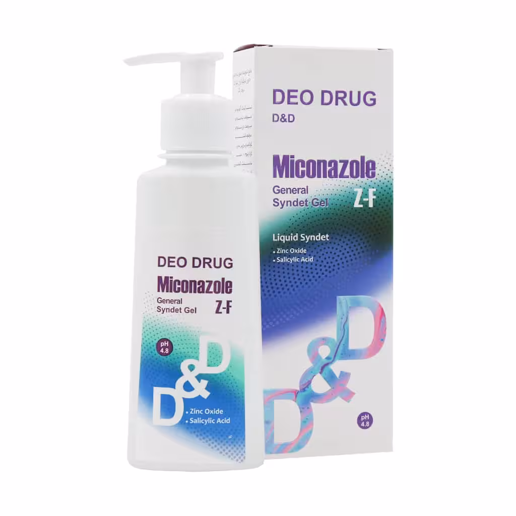 مایع شوینده صورت و بدن حاوی میکونازول نیترات دئودراگ 150ml