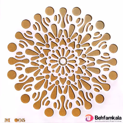شابلون استنسیل کد M005 ابعاد 20*20