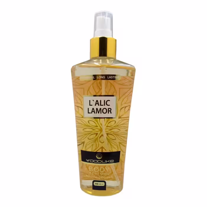 بادی اسپلش لالیک لامور زنانه 250 میل وودلایک VOODLIKE BODY PERFUME LALIC LAMOR