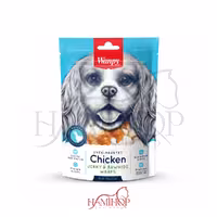تشویقی سگ ونپی با طعم مرغ و پوست خام Wanpy Chicken Jerky & Rawhide Wraps وزن 100 گرم