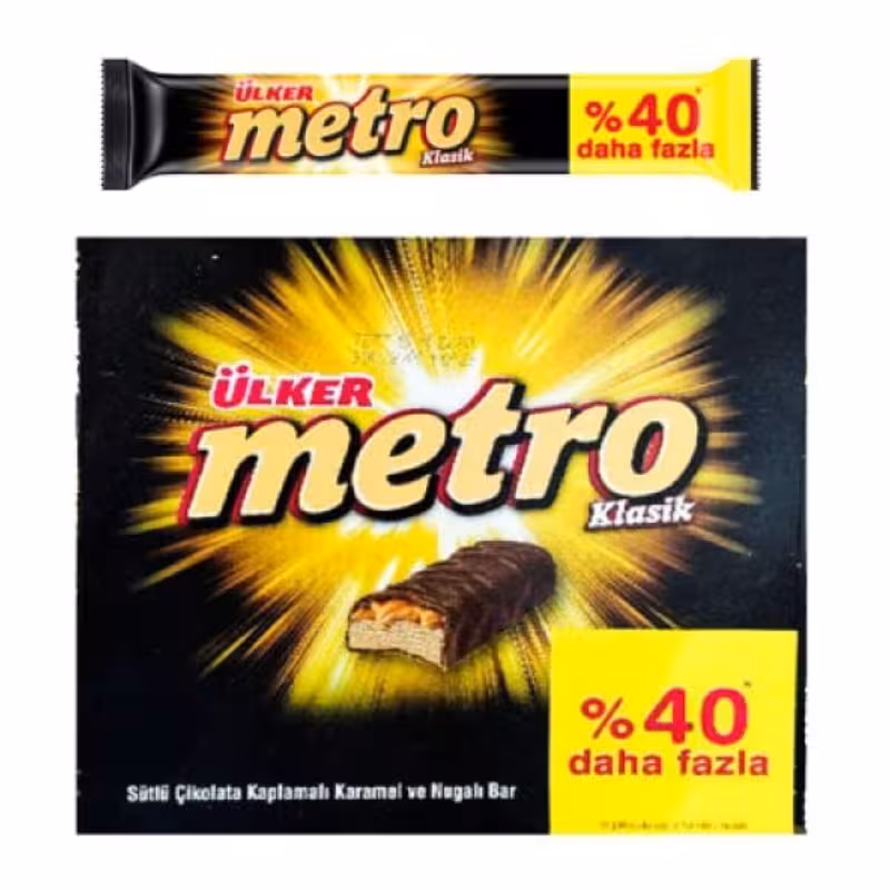 شکلات ترکیه ی دوبل مترو 18 عددی