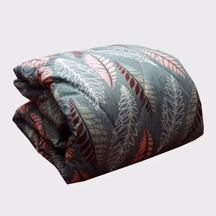 لحاف چیداری طرح خزان دو نفره سایز 220x190 سانتی متر