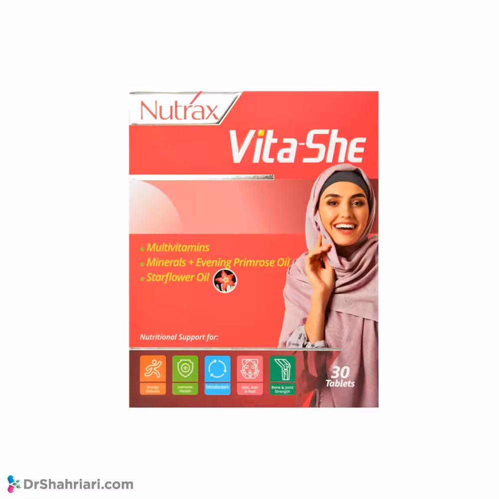 قرص مولتی ویتامین وایتا شی نوتراکس | 30 عدد