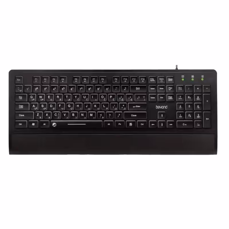 کیبورد بیاند مدل BK-7210 White | کالا مکس