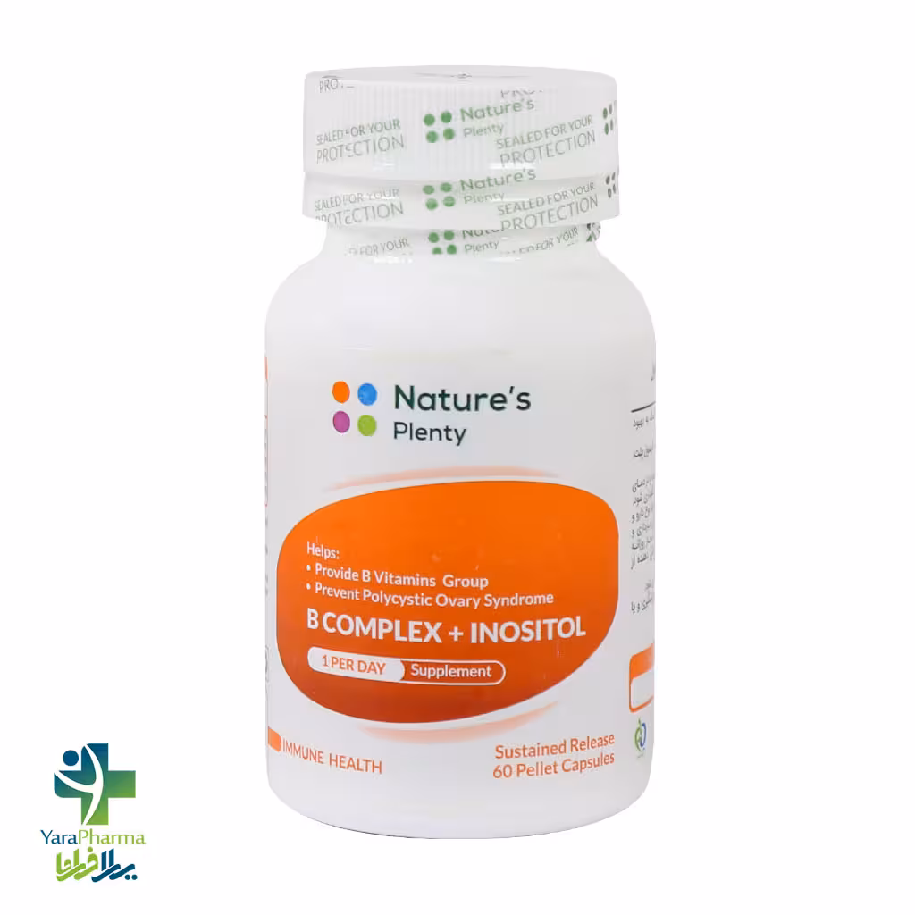 کپسول ب کمپلکس و اینوزیتول نیچرز پلنتی 60 عدد