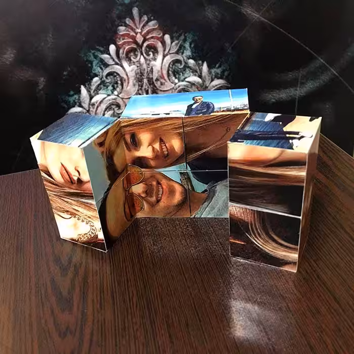 مکعب روبیک تصویری - مربعی