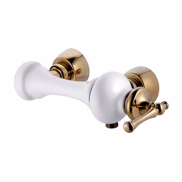 شیر توالت اوج مدل رامیلا سفید طلایی