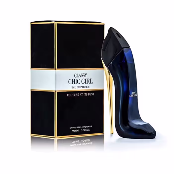 عطر ادکلن زنانه فراگرنس ورد، مدل چیک گرل کلاسی گودگرل مشکی، حجم 90 میلی لیتر