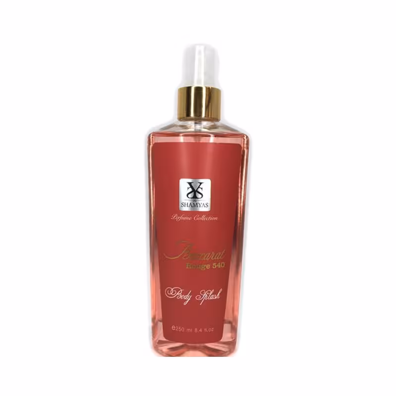بادی اسپلش زنانه باکارات رژ شمیاس SHAMYAS Baccarat Rouge 250 ML