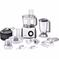 غذاساز بوش مدل MCM640604، چندکاره با قابلیت خرد کردن، رنده کردن و مخلوط کردن
