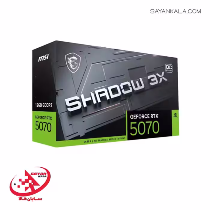 کارت گرافیک ام اس آی مدل GRAPHICS CARD MSI GeForce RTX 5070 SHADOW 3X OC 12GB