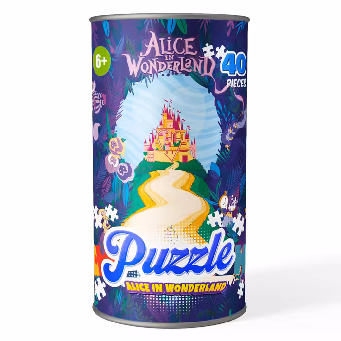 پازل 40 تکه کارتون آلیس در سرزمین عجایب