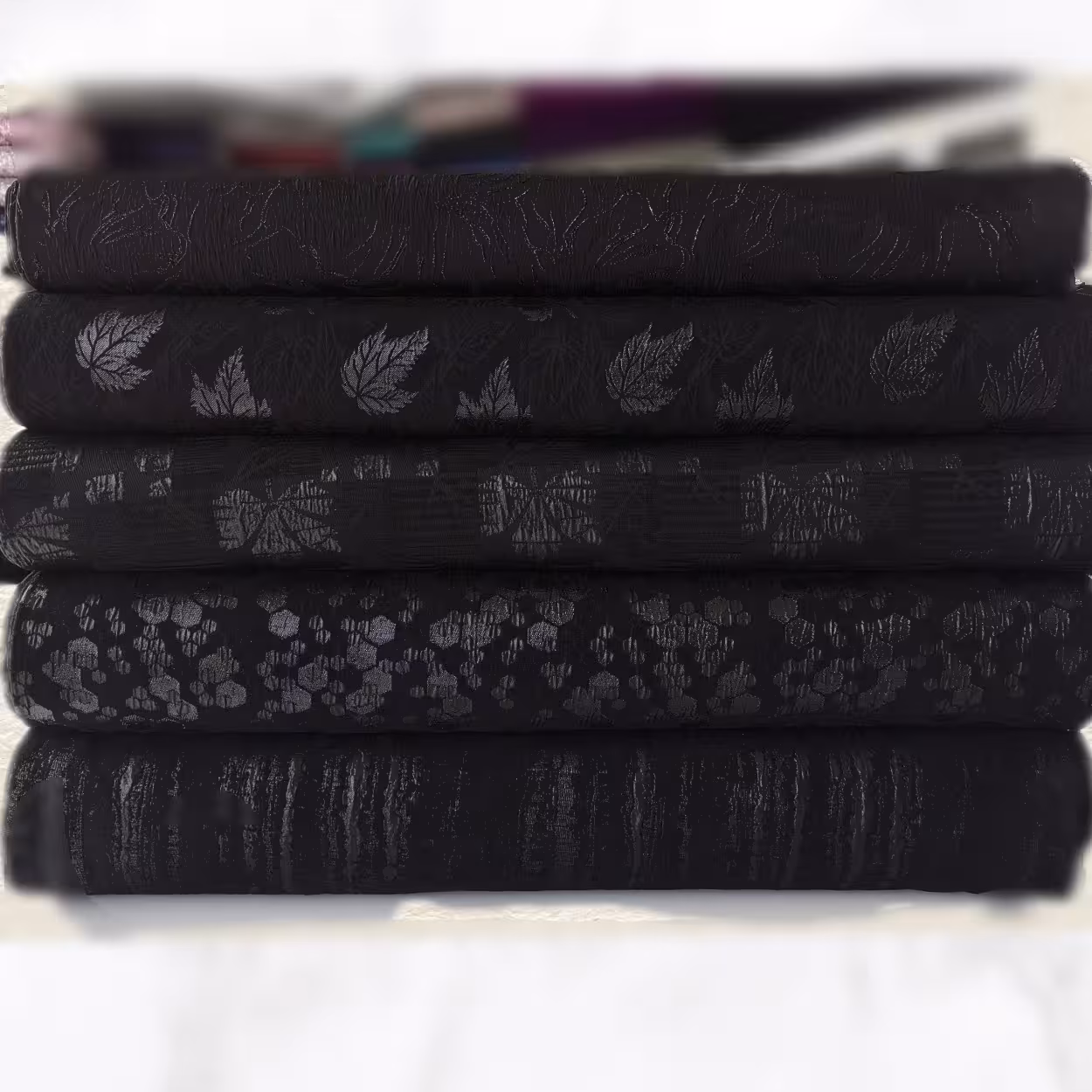 پارچه ژاکارد شنل پاییزی 