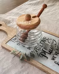 ظرف عسل قاشق دار