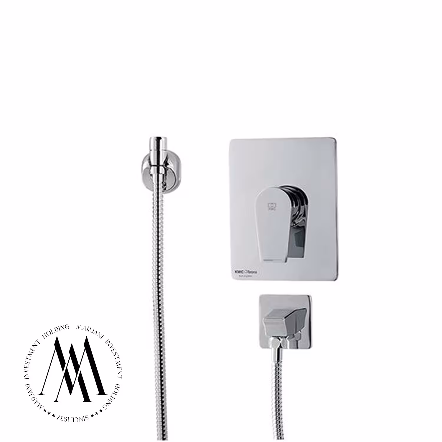 شیر توالت توکار kwc مدل ورونا (کروم)