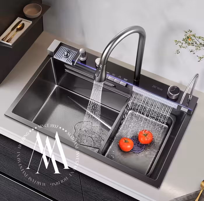 سینک پیانویی 5 کلید 7کاره، شرکت مرجانی (دارای 3 سال گارانتی)