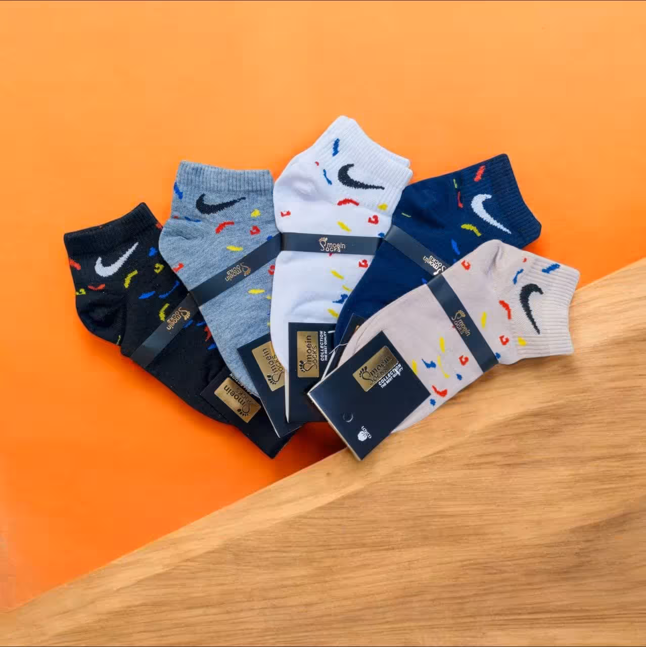 جوراب مچی اسپورت نایک ابرنگی ده جفتی