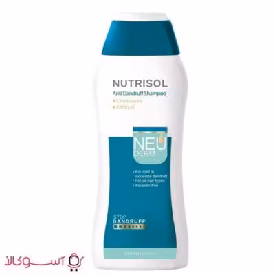 شامپو ضد شوره نئودرم مدل nutrisol حجم 300 میلی لیتر