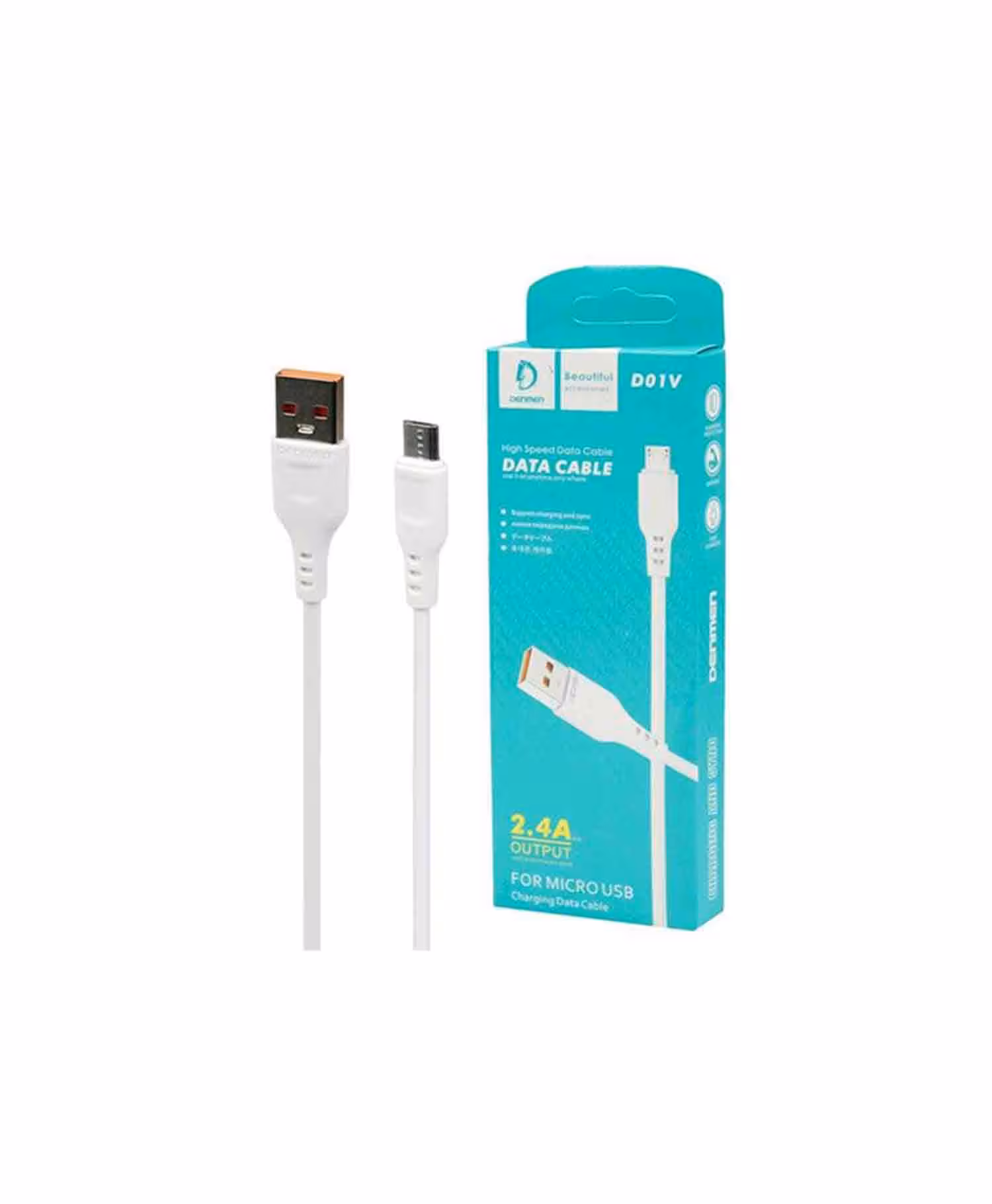 کابل تبدیل USB به Micro-B دنمن D01V
