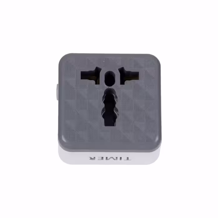 تبدیل برق 3 به 2 تایمر دار مدل AK59 - سفید - MMS