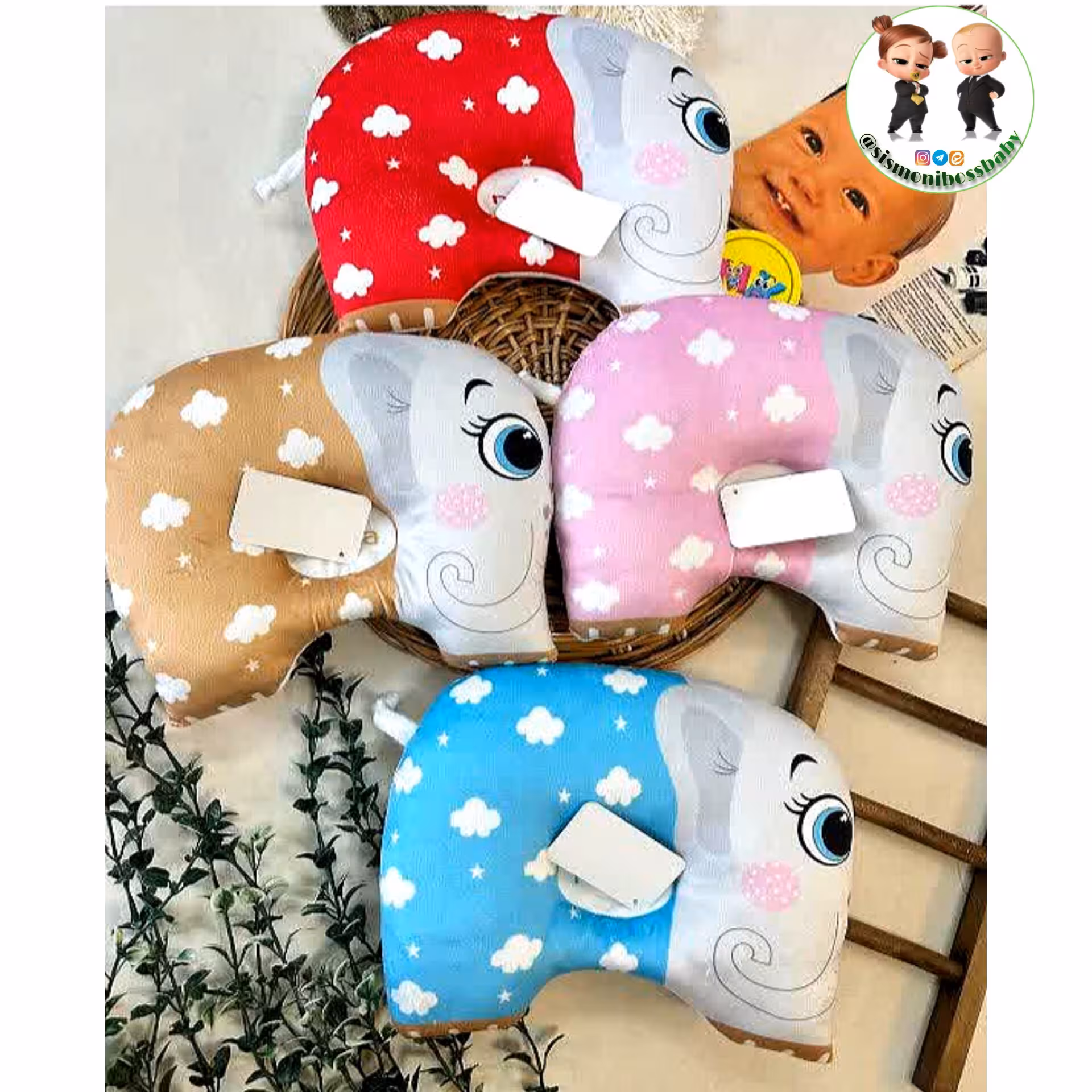 بالشت شیردهی نوزادی مخمل در طرح ها و رنگ های متنوع بالشت فرم دهی سرنوزاد