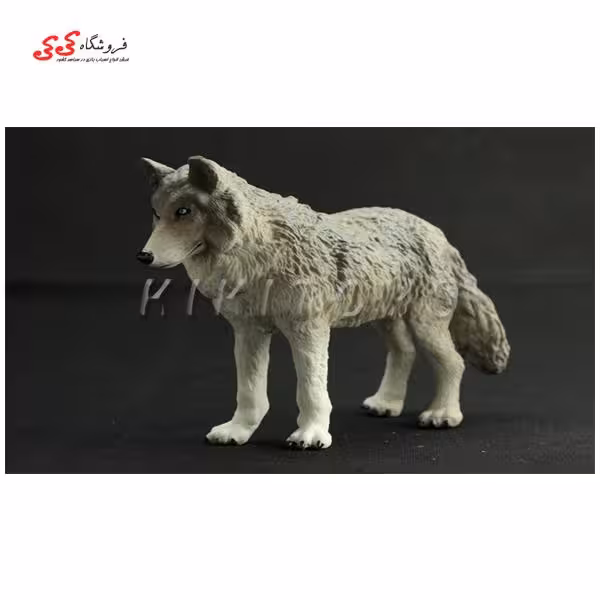 فیگور حیوانات ماکت گرگ سایز متوسط fiqure of wolf