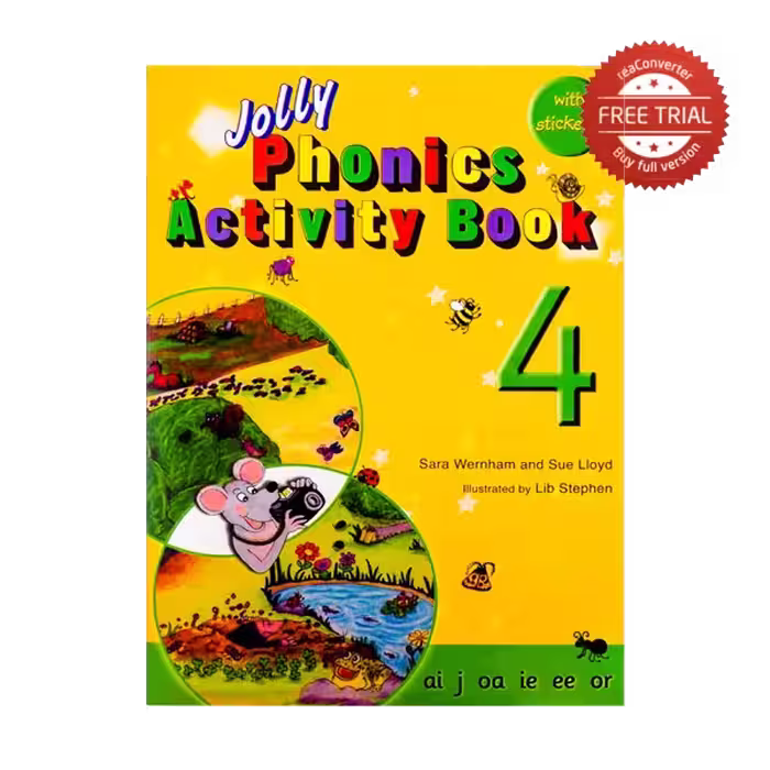 جولی فونیکس اکتیویتی بوک 4 | کتاب انگلیسی Jolly Phonics Activity Book 4