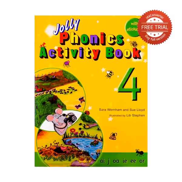 جولی فونیکس اکتیویتی بوک 4 | کتاب انگلیسی Jolly Phonics Activity Book 4