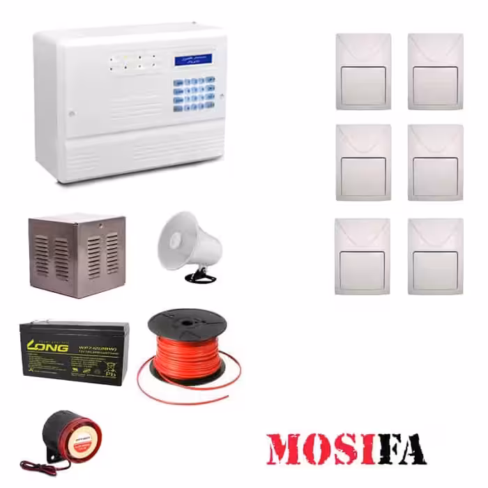 پکیج دزدگیر اماکن فایروال F10 مدل FF6