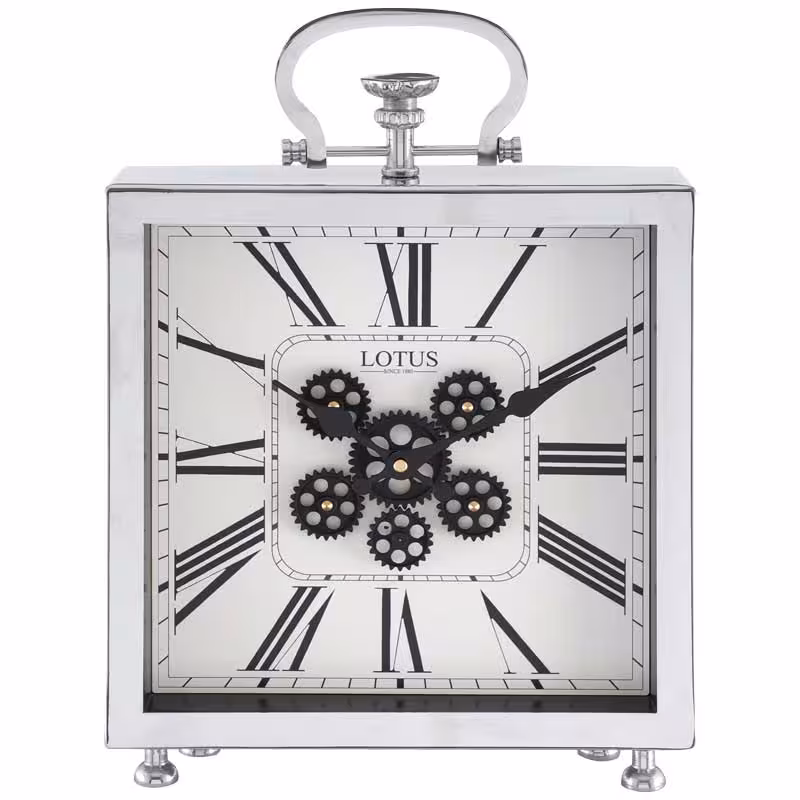 ساعت رومیزی فلزی لوتوس مدل MONTEBELLO کد TC-801