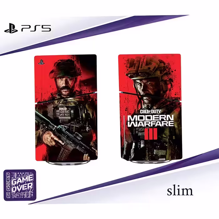 برچسب کنسول PS5 SLIM (GO) طرح CALL OF DUTY MODERN WARFARE