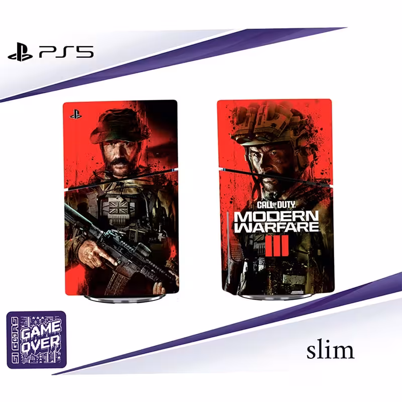 برچسب کنسول PS5 SLIM (GO) طرح CALL OF DUTY MODERN WARFARE