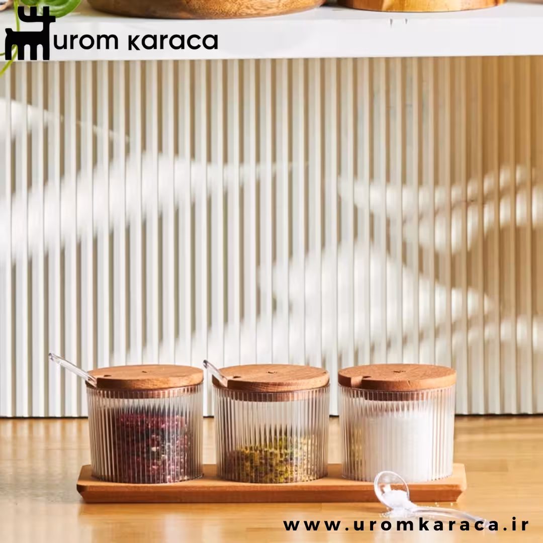 جا ادویه 3 عددی کاراجا Massimo شفاف