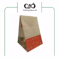 پاکت پیتزا کاغذ کرافت 24×24 (تک نفره) چاپ دورنگ (50عددی)