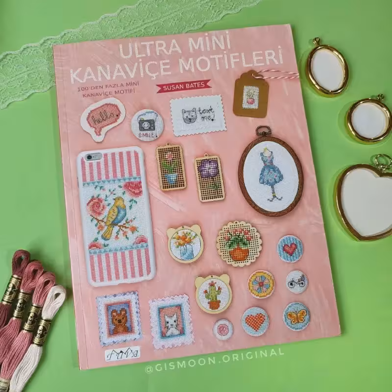 کتاب شماره دوزی Ultra Mini Kanaviçe Motifleri