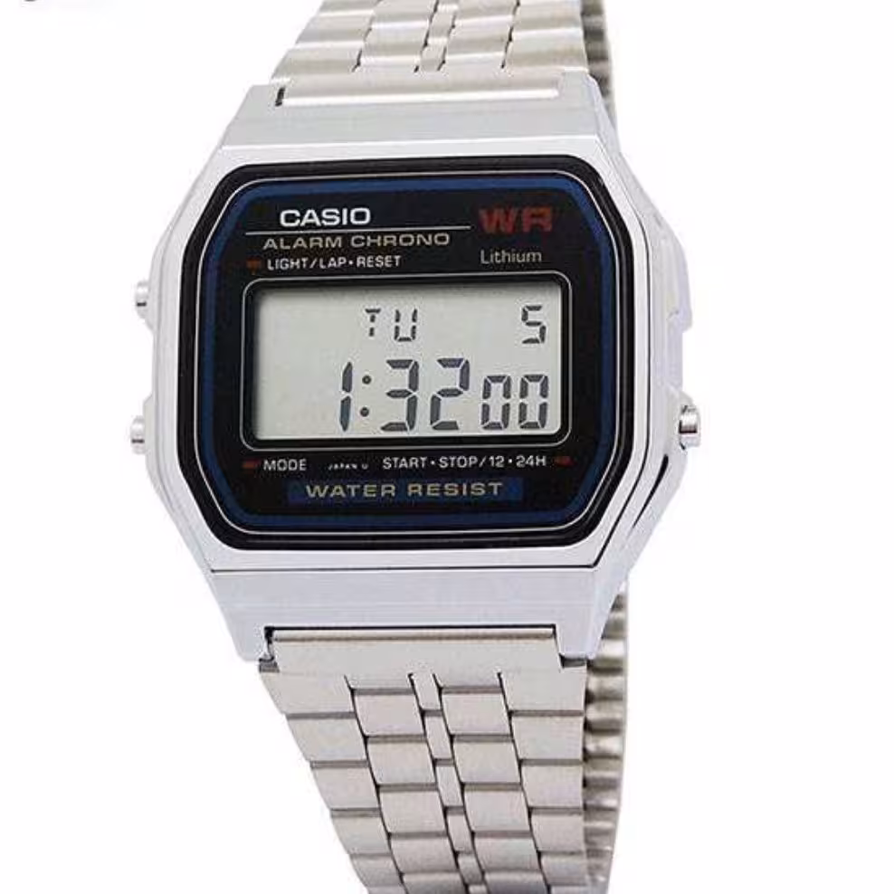 ساعت مچی مردانه پسرانه کاسیو casio فلزی f-w91