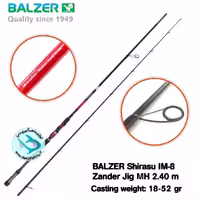 چوب ماهیگیری بالزر سری شیراسو IM-8 مدل Zander jig MH طول 2.4 متر