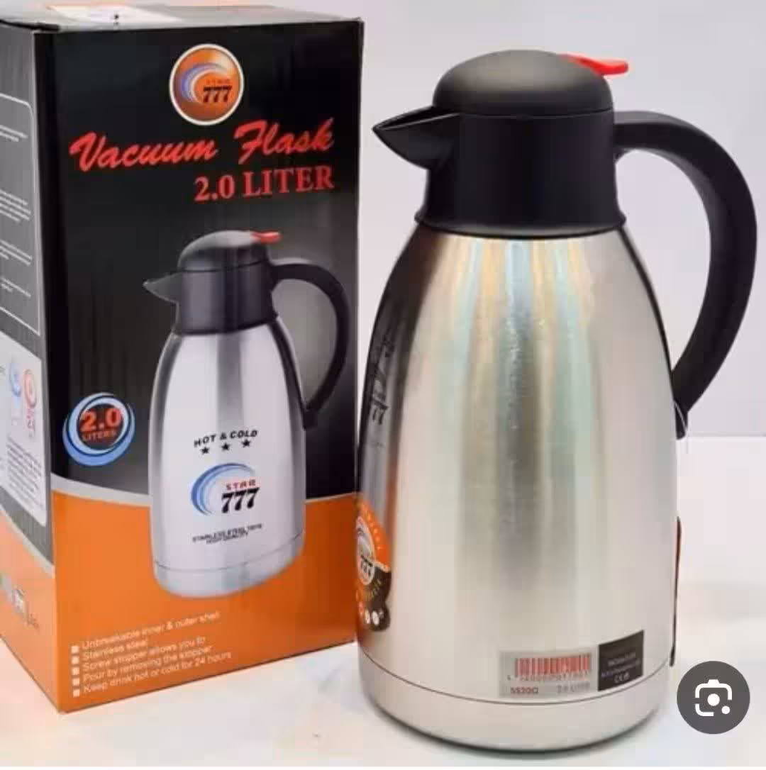 فلاکس استیل طرح کلاغی داخل استیل 2 لیتری