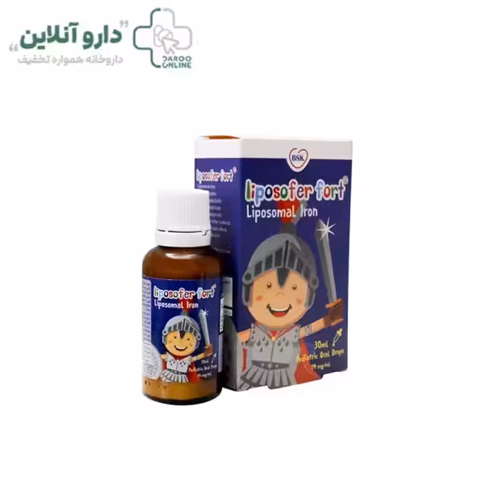 قطره خوراکی آهن لیپوزوفر فورت بی اس کی 30 میلی لیتر