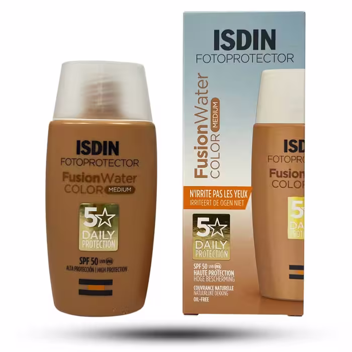 ضد آفتاب فیوژن واتر با رنگ مدیوم و SPF50